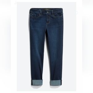 LiverpoolCharlie Crop Wide Rolled Cuff Jean